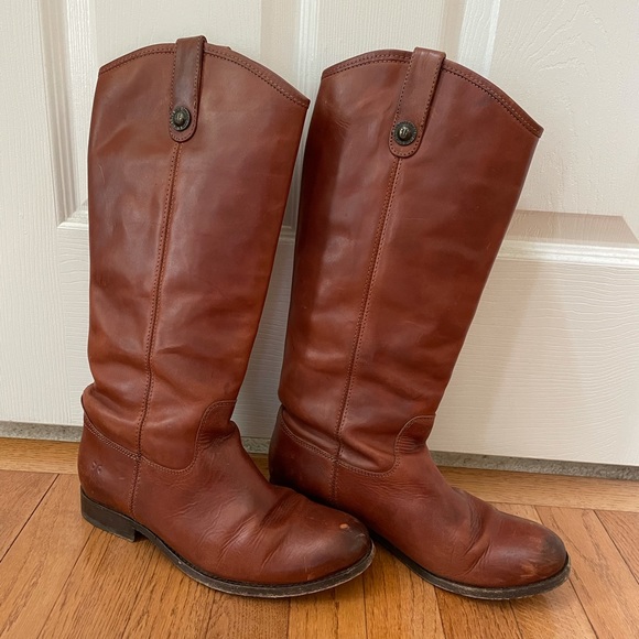 Frye Brown Leather Boots - Picture 5 of 10